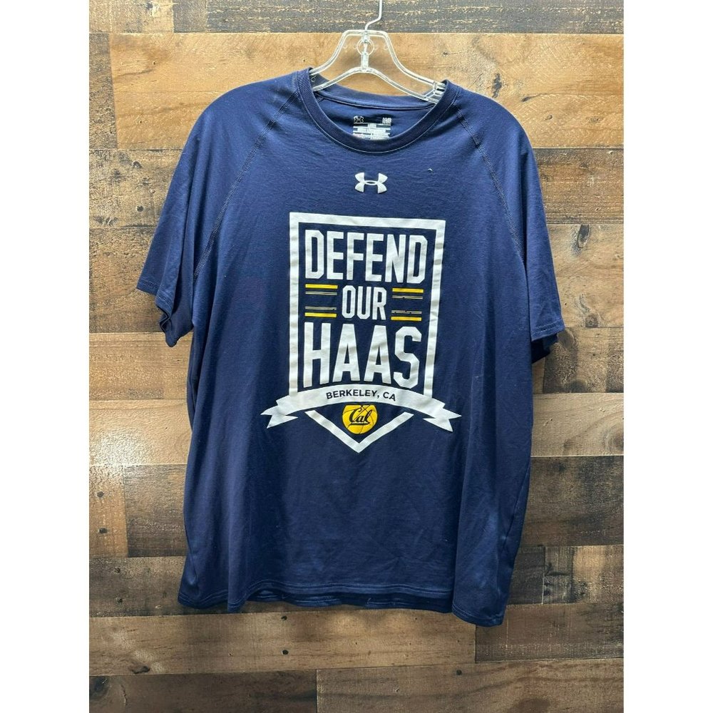 Under Armour "Defend Our Haas" Cal Berkley T-Shirt Size‎ Large